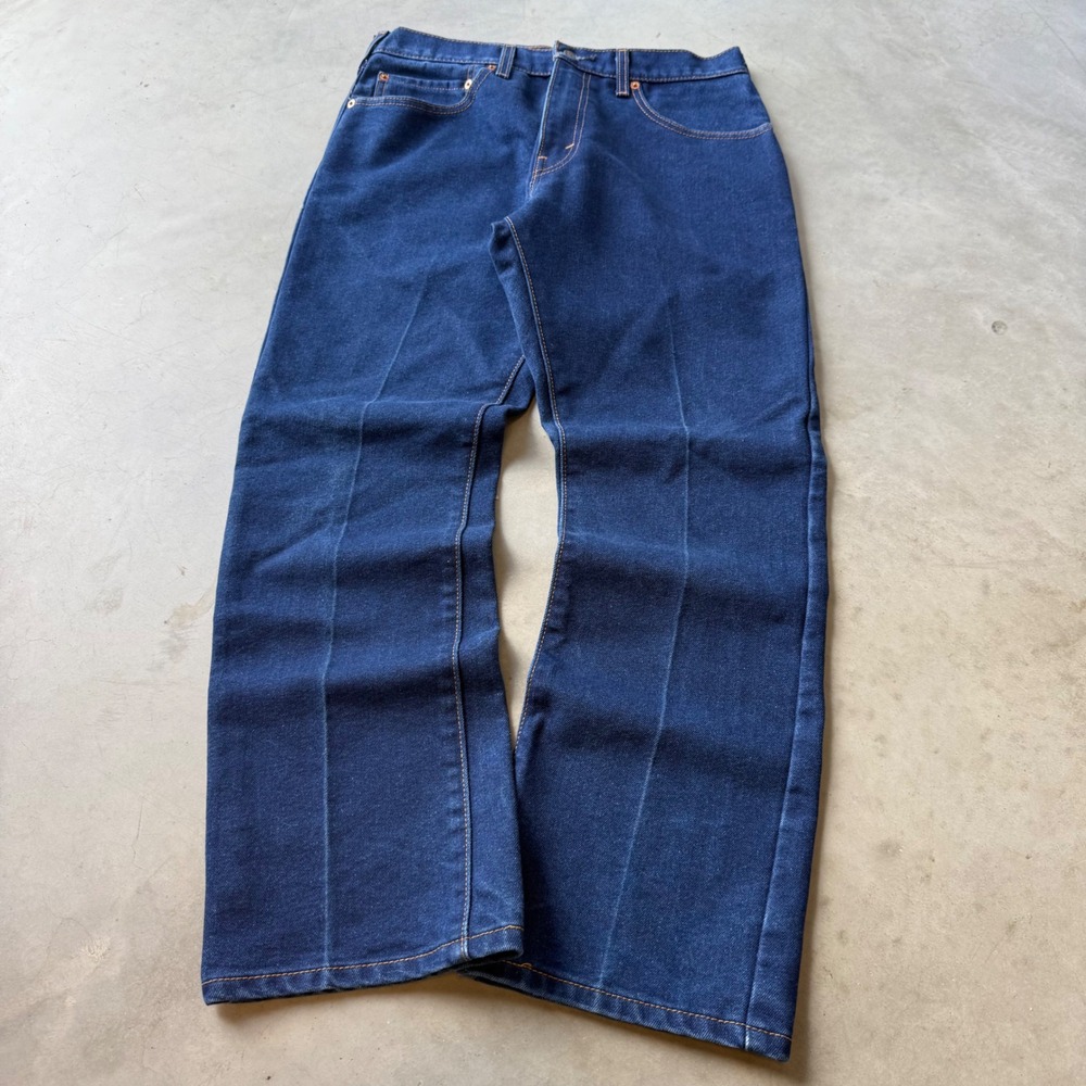 Vintage y2k Baggy Levi's 517 Boot Cut Raw Denim Jeans